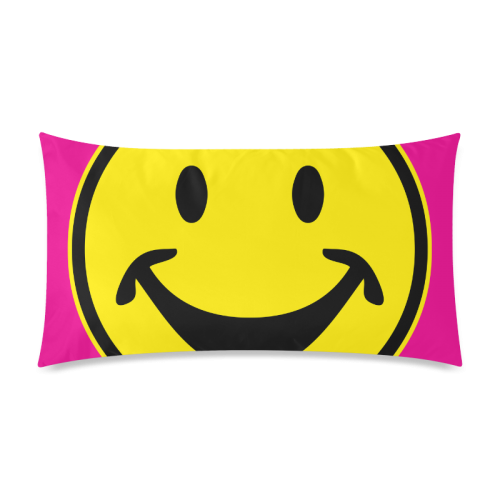 Funny yellow SMILEY for happy people Rectangle Pillow Case 20"x36"(Twin Sides)