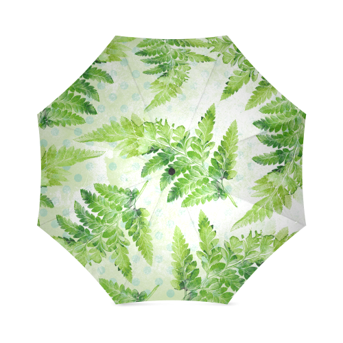 Green Fern Foldable Umbrella (Model U01)