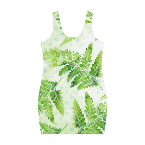 Green Fern Medea Vest Dress (Model D06)