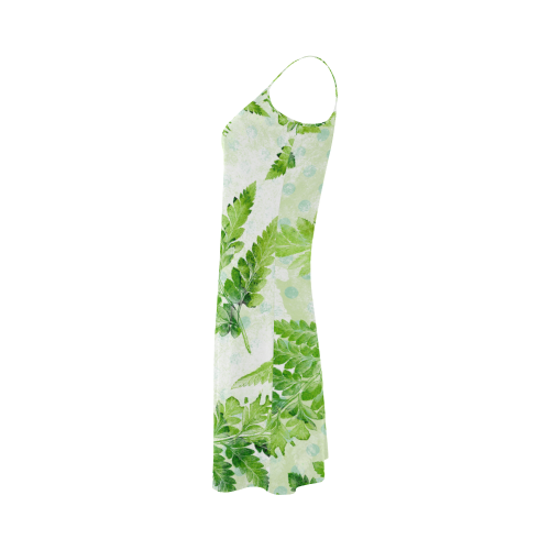 Green Fern Alcestis Slip Dress (Model D05)