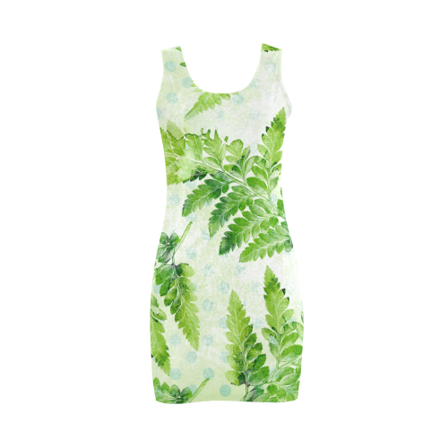 Green Fern Medea Vest Dress (Model D06)