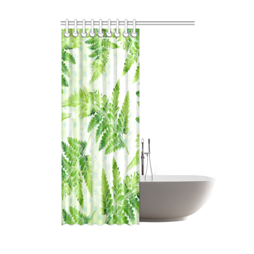 Green Fern Shower Curtain 48"x72"