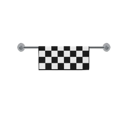 Chequered Chess Square Towel 13“x13”