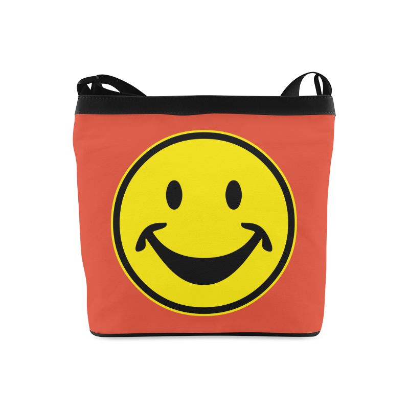 Funny yellow SMILEY for happy people Crossbody Bags (Model 1613)