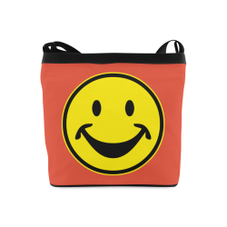 Funny yellow SMILEY for happy people Crossbody Bags (Model 1613)