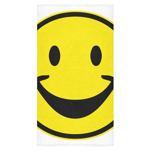 Funny yellow SMILEY for happy people Bath Towel 30"x56"