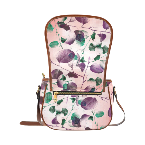 Eucalyptus Saddle Bag/Small (Model 1649) Full Customization