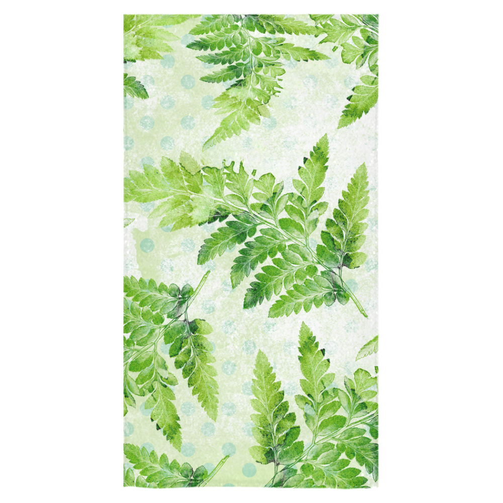 Green Fern Bath Towel 30"x56"