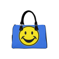 Funny yellow SMILEY for happy people Boston Handbag (Model 1621)