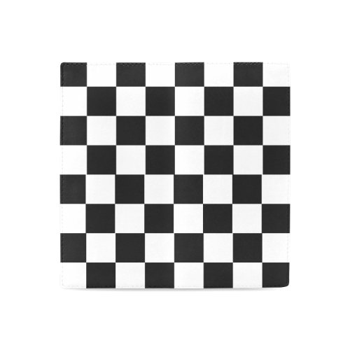 Chequered Chess Women's Leather Wallet (Model 1611)