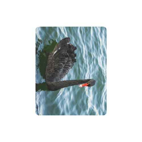 Peaceful Black Swan Rectangle Mousepad