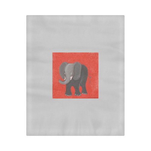 elephant-rouge Duvet Cover 86"x70" ( All-over-print)