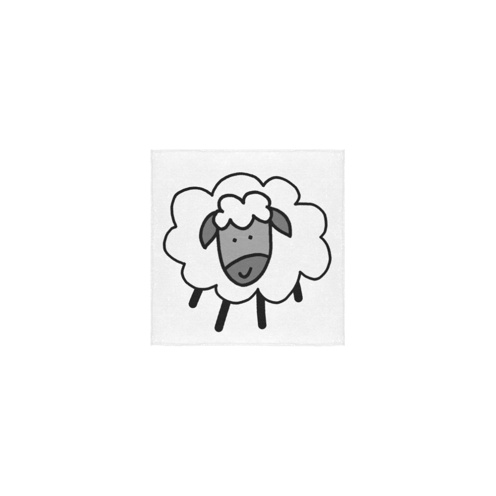 Baa Sheep Square Towel 13“x13”