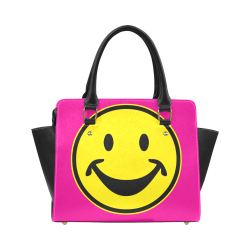 Funny yellow SMILEY for happy people Classic Shoulder Handbag (Model 1653)