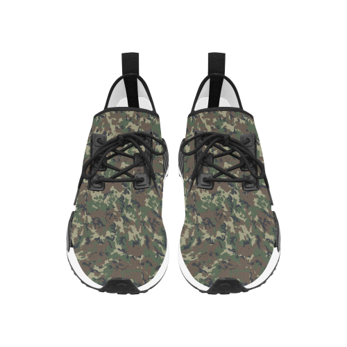Forest Camouflage Pattern Women’s Draco Running Shoes (Model 025)