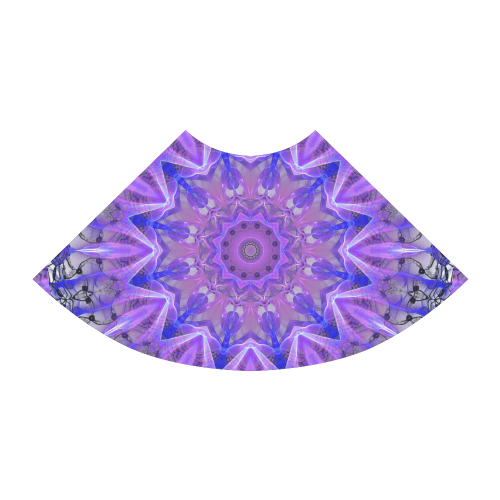 Abstract Plum Ice Crystal Palace Lattice Lace Atalanta Sundress (Model D04)