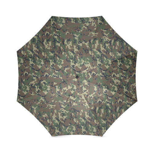 Forest Camouflage Pattern Foldable Umbrella (Model U01)