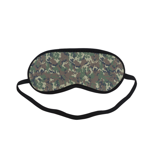 Forest Camouflage Pattern Sleeping Mask