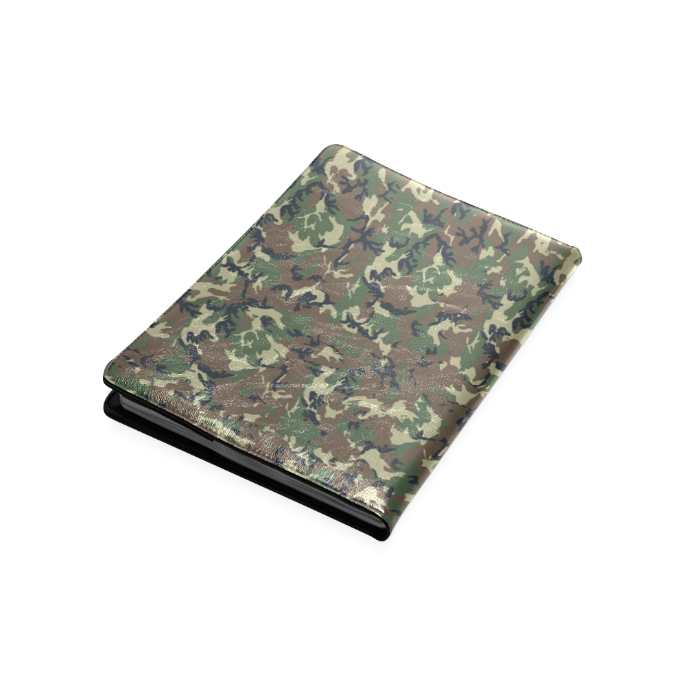 Forest Camouflage Pattern Custom NoteBook B5