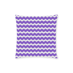 Modern Trendy Pastell Grey Lilac Zig Zag Pattern Chevron New Pillow Case Pillow Inner Included 16"x16" (Two sides)