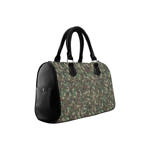 Forest Camouflage Pattern Boston Handbag (Model 1621)