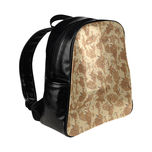 Desert Camouflage Pattern Multi-Pockets Backpack (Model 1636)