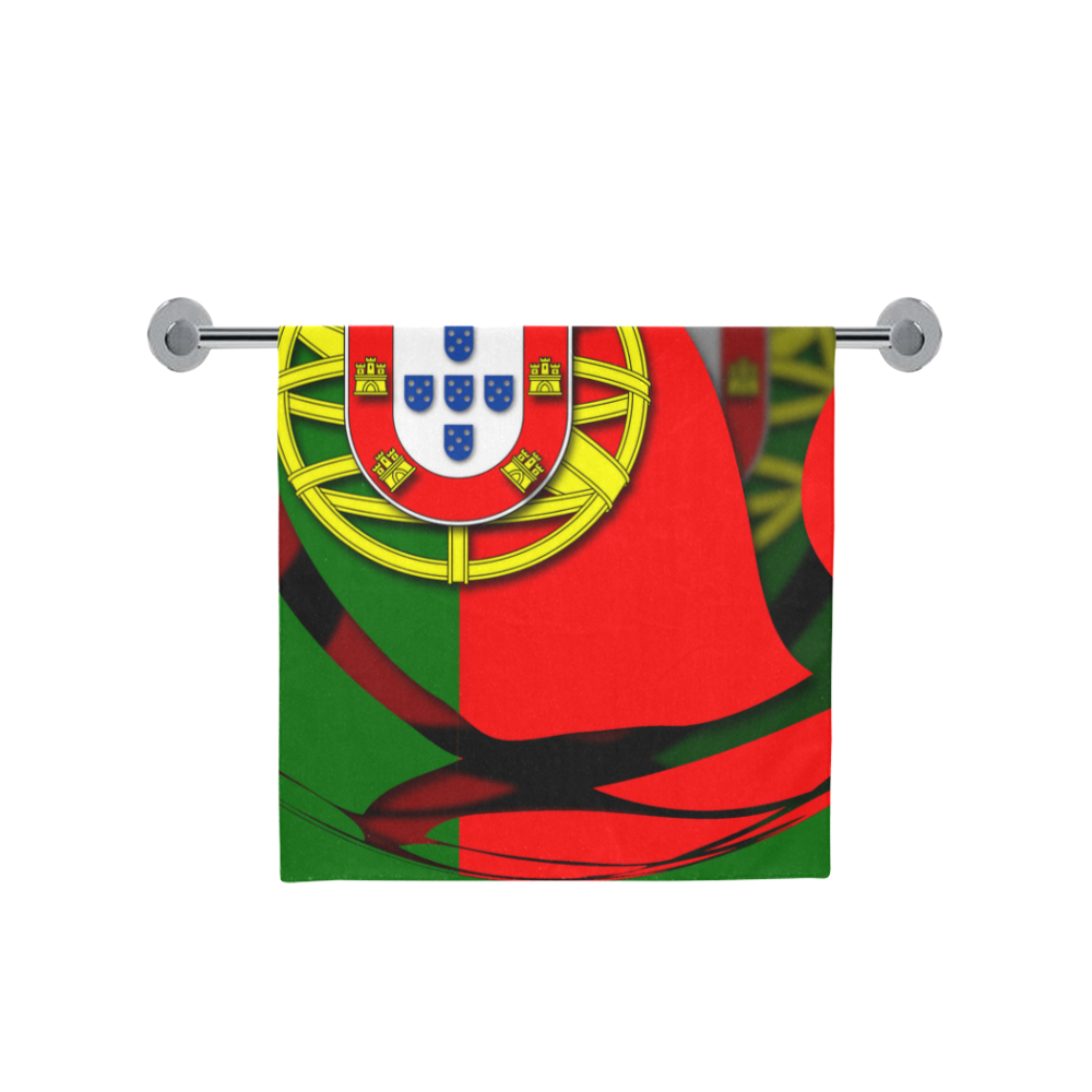 The Flag of Portugal Bath Towel 30"x56"