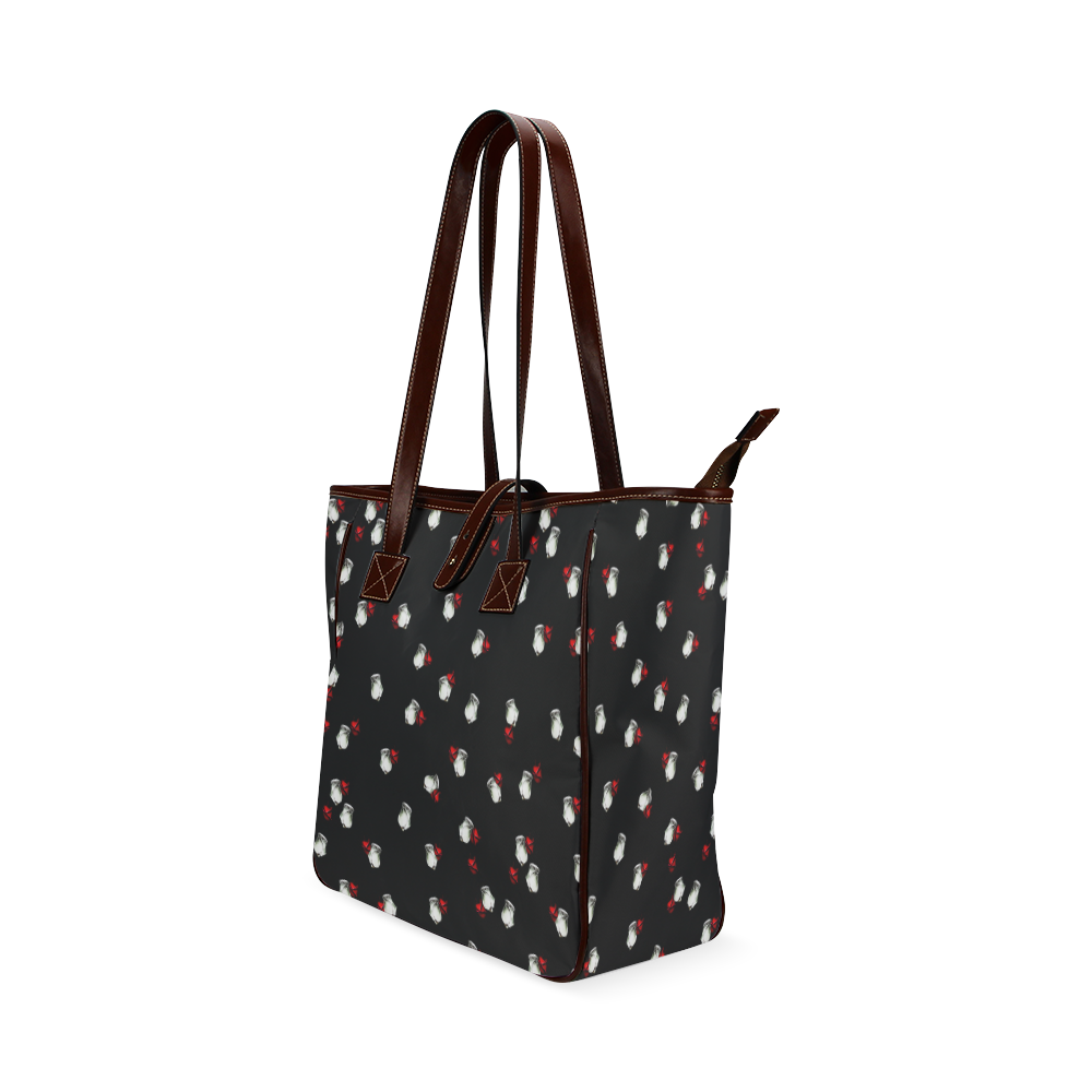 White and Red Roses Classic Tote Bag (Model 1644)