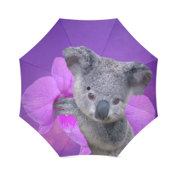 Koala Print Pattern Foldable Umbrella
