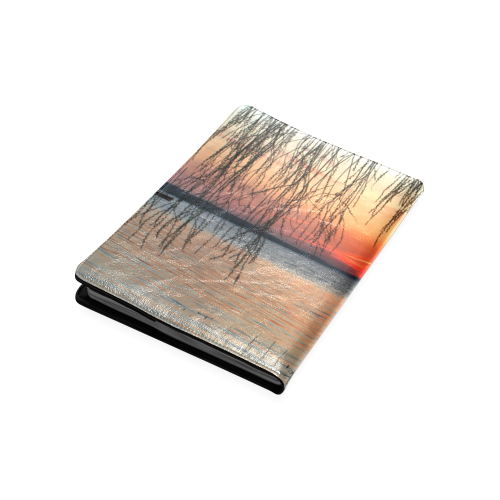 Sunrise Tree Romantic Spring  Water Sea Custom NoteBook B5