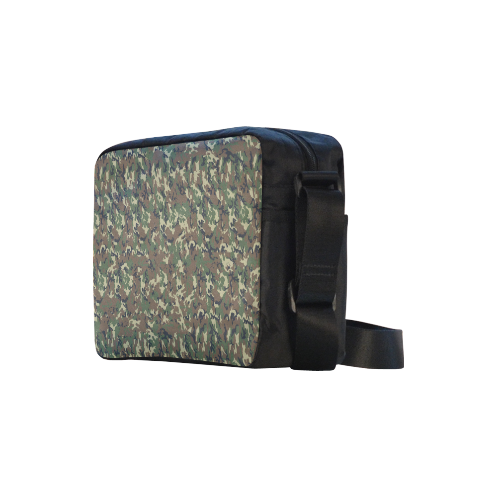Forest Camouflage Pattern Classic Cross-body Nylon Bags (Model 1632)