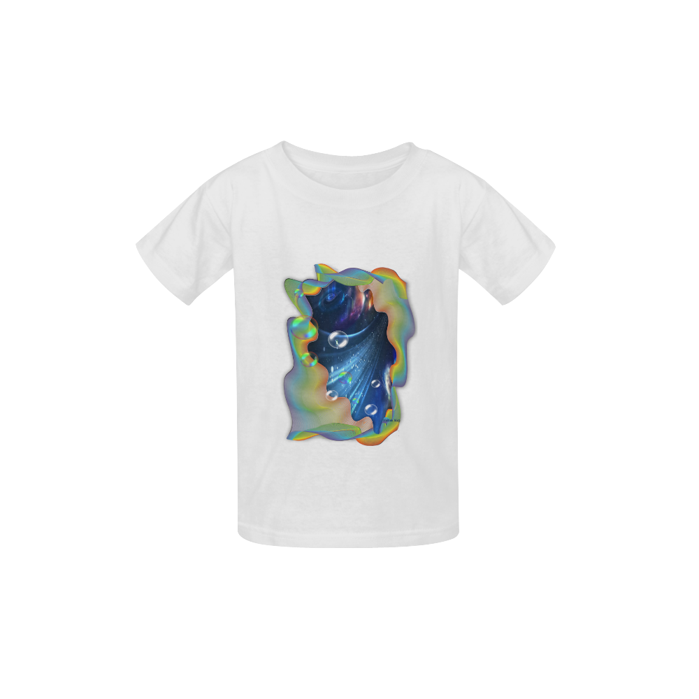 Space bubbles Kid's  Classic T-shirt (Model T22)