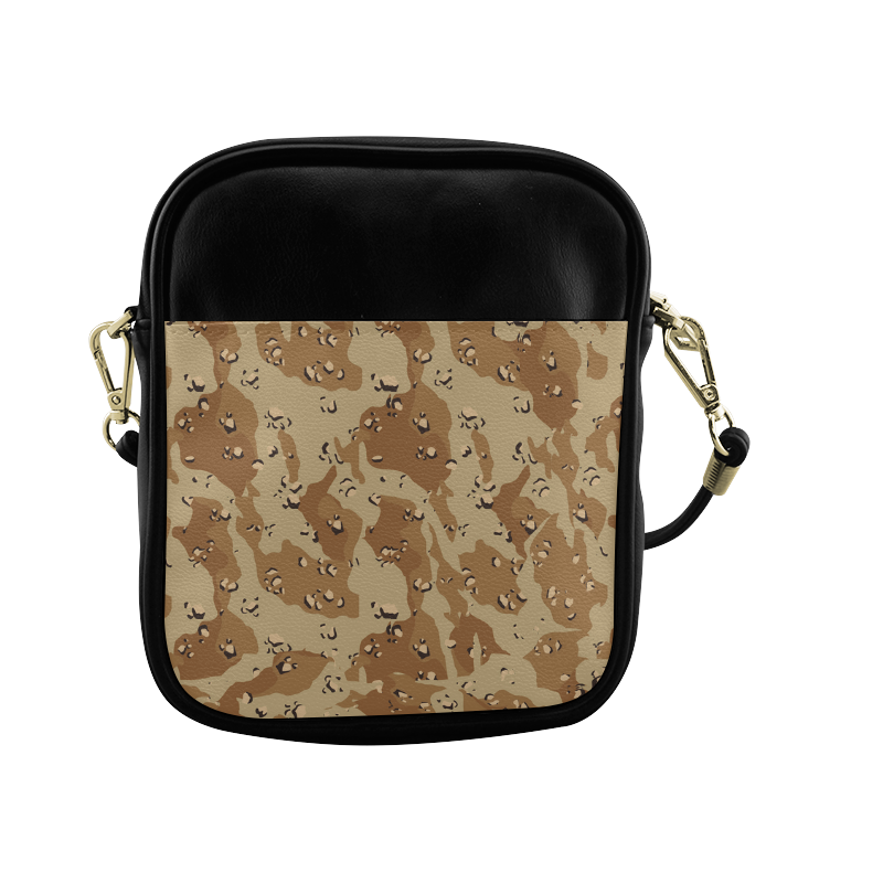Desert Camouflage Pattern Sling Bag (Model 1627)