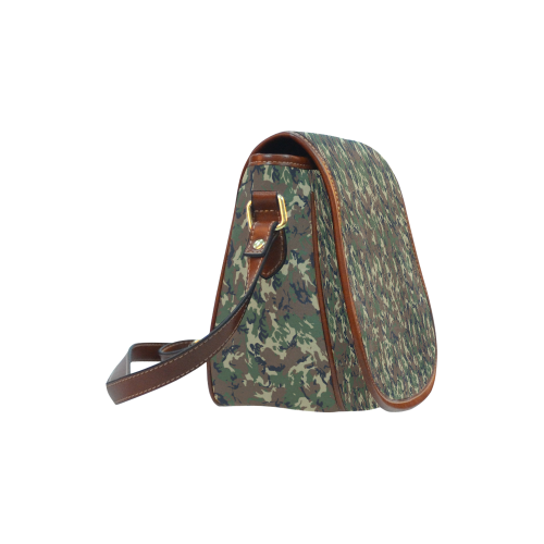 Forest Camouflage Pattern Saddle Bag/Large (Model 1649)