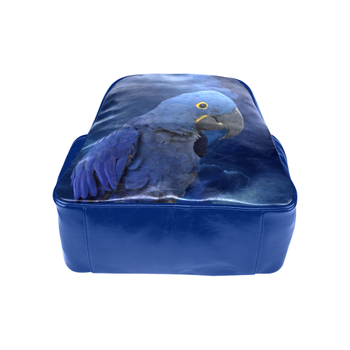 Hyacinth Macaw Multi-Pockets Backpack (Model 1636)