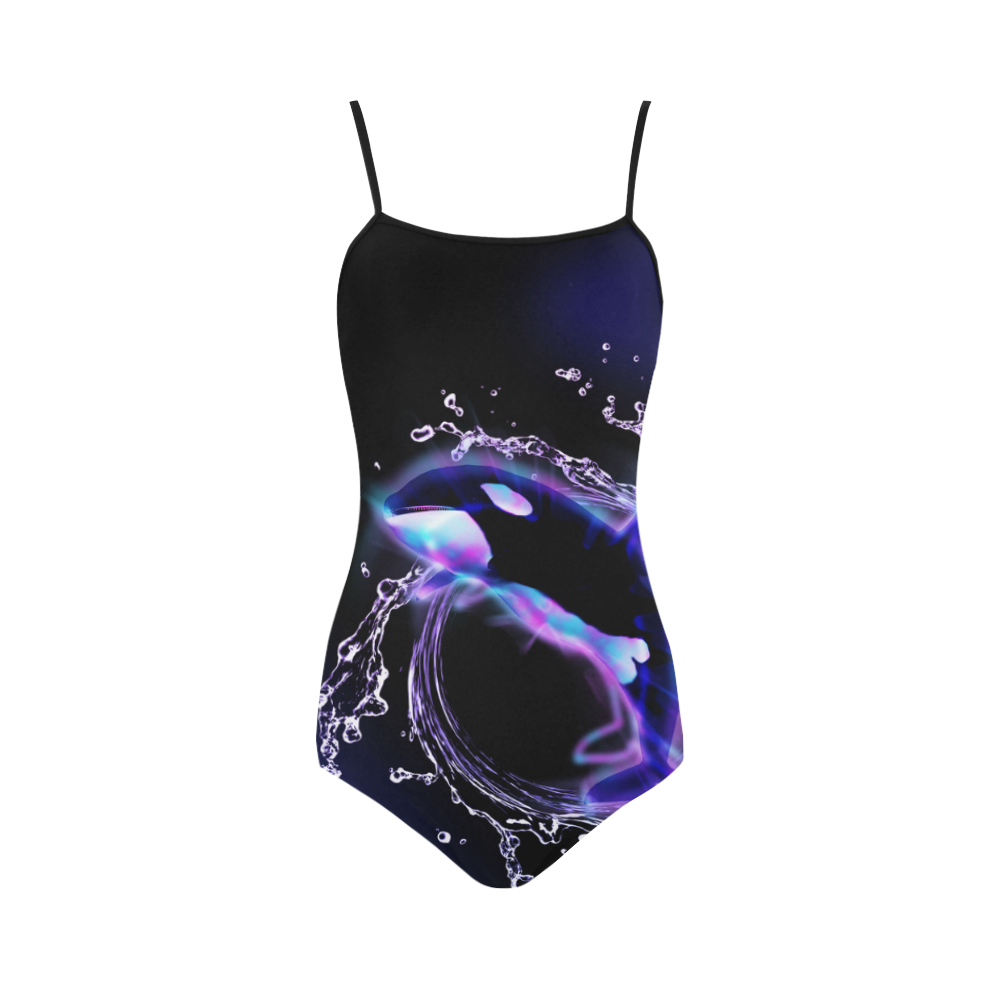 Awesome orca Strap Swimsuit ( Model S05)