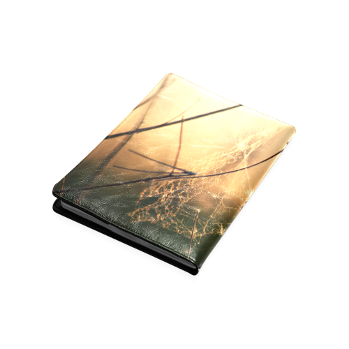 Morning Light Sunrise Sunset Summer Spiderweb Custom NoteBook B5