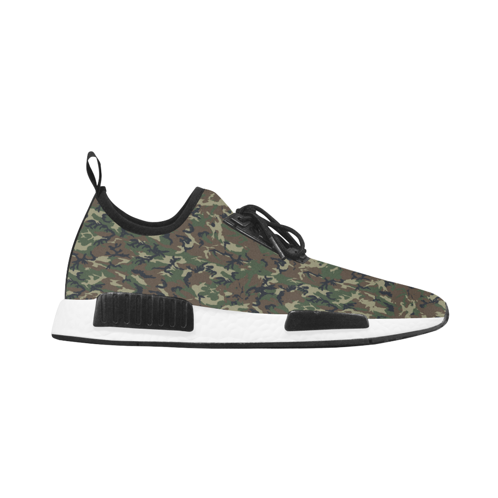 Forest Camouflage Pattern Women’s Draco Running Shoes (Model 025)