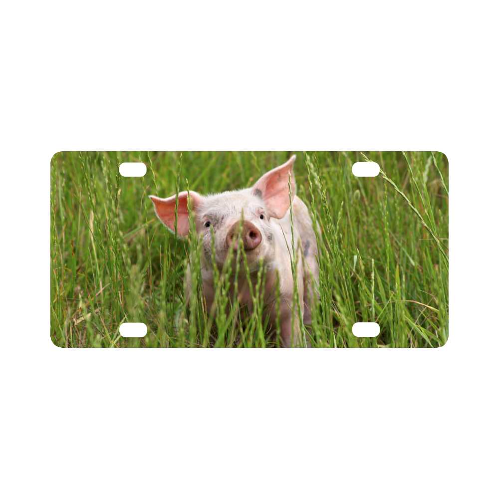 Piglet Pig Animal Farm Classic License Plate