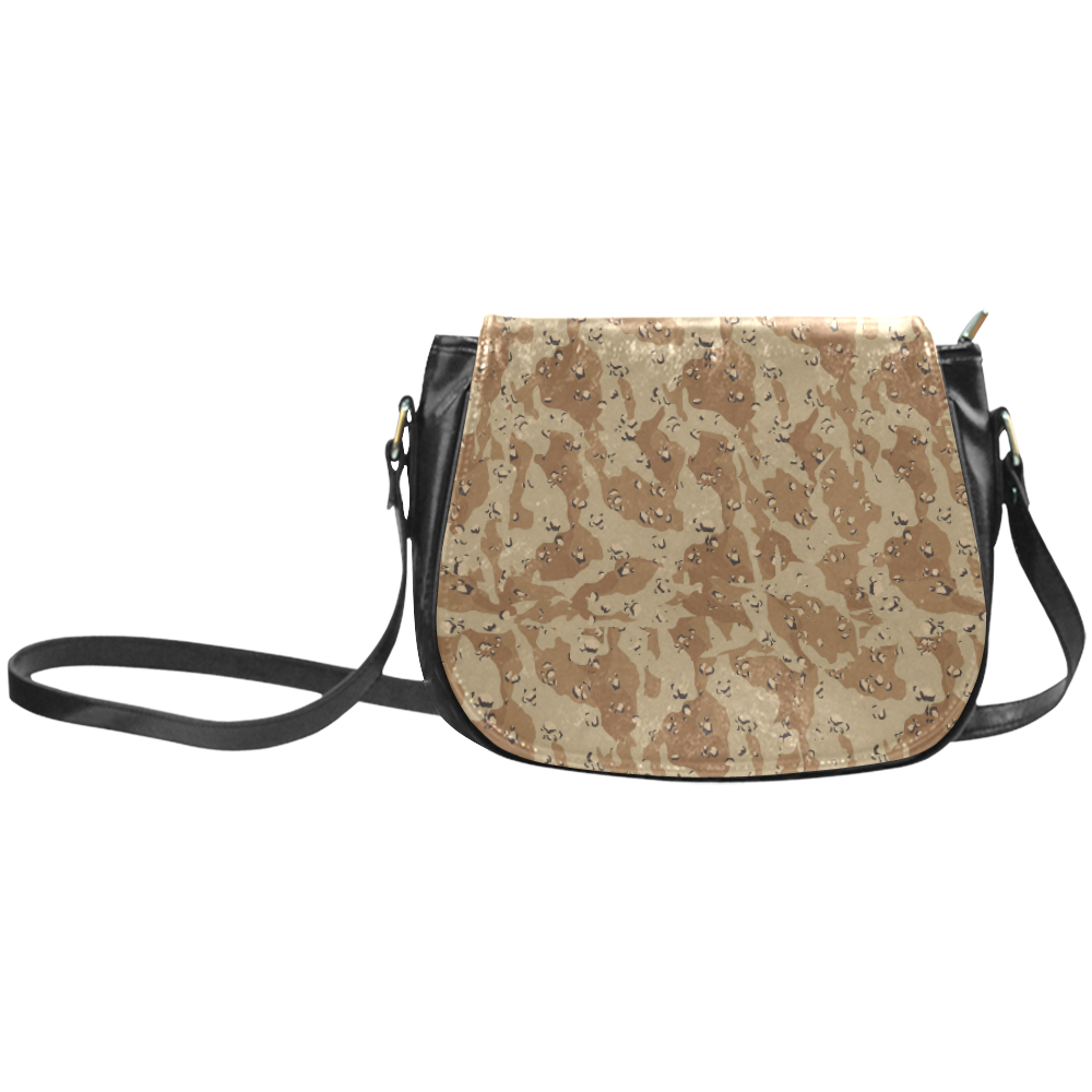 Desert Camouflage Pattern Classic Saddle Bag/Large (Model 1648)