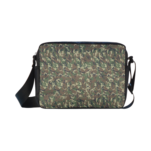 Forest Camouflage Pattern Classic Cross-body Nylon Bags (Model 1632)