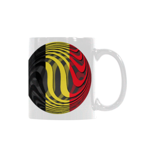 The Flag of Belgium White Mug(11OZ)