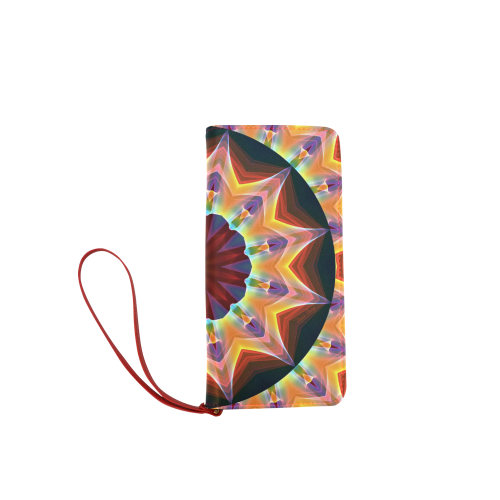 Santa Fe Summer Night, Abstract Warm Romance Women's Clutch Wallet (Model 1637)