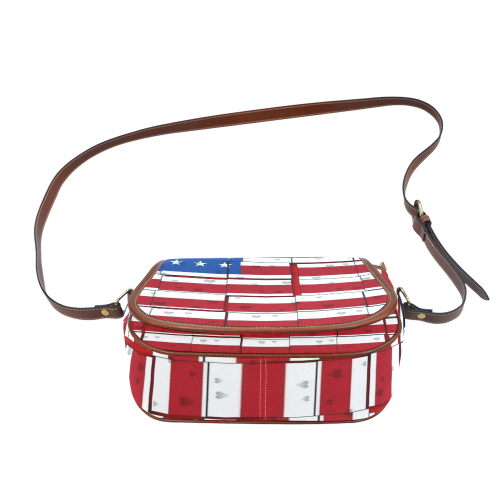 USA Pattern by Nico Bielow Saddle Bag/Large (Model 1649)