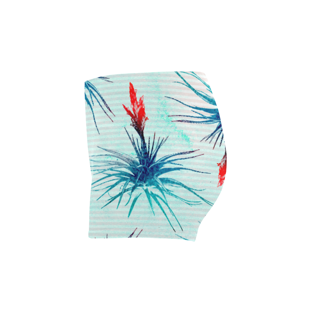 Tillandsia Flower Briseis Skinny Shorts (Model L04)