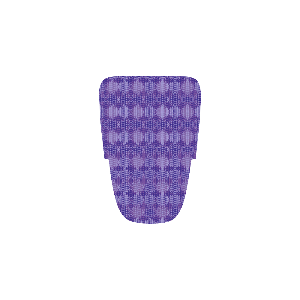 FLOWER OF LIFE stamp pattern purple violet Men’s Running Shoes (Model 020)