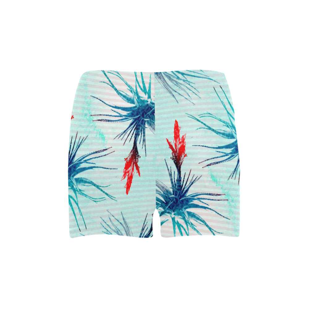 Tillandsia Flower Briseis Skinny Shorts (Model L04)