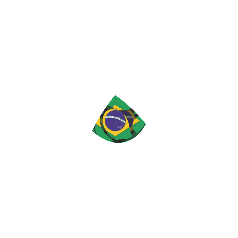 The Flag of Brazil Custom Bikini Swimsuit