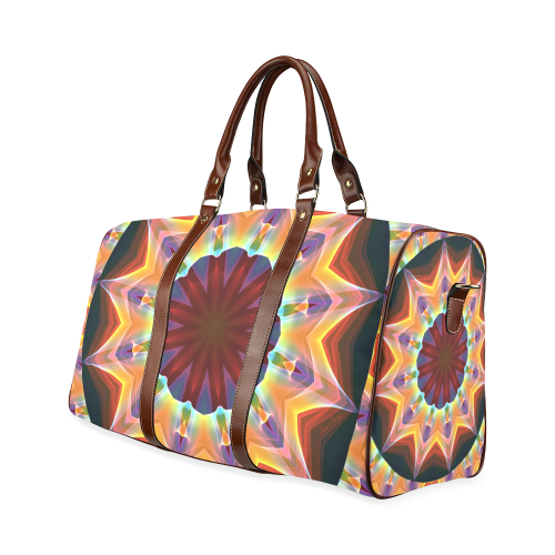 Santa Fe Summer Night, Abstract Warm Romance Waterproof Travel Bag/Small (Model 1639)