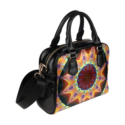 Santa Fe Summer Night, Abstract Warm Romance Shoulder Handbag (Model 1634)